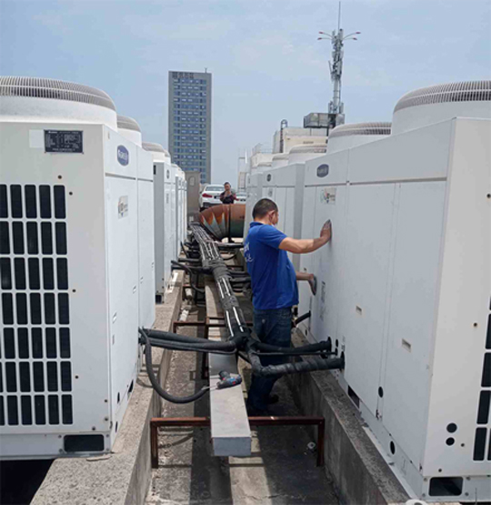 内丘中央空调制热和不制冷系统维修方法